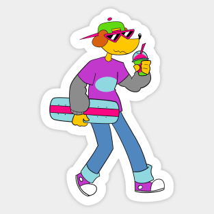 Slushy Puppy Sticker